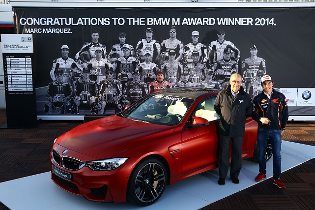 Acto de entrega del BMW M4 Coupé a Marc Márquez