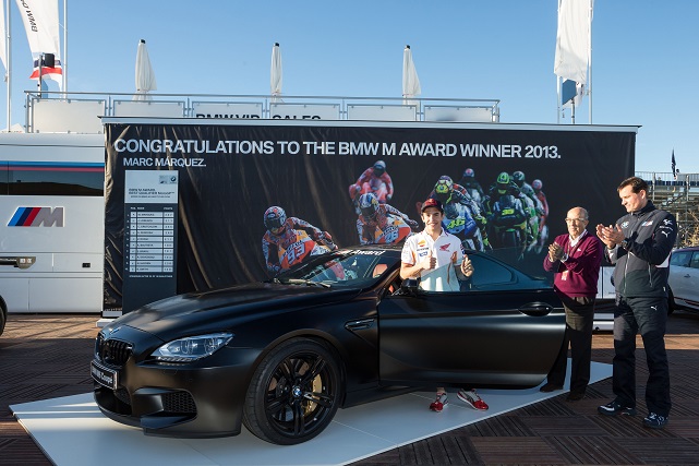 Acto de entrega del BMW M6 Coupé a Marc Márquez