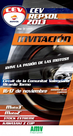 Invitación AMV CEV Repsol Valencia
