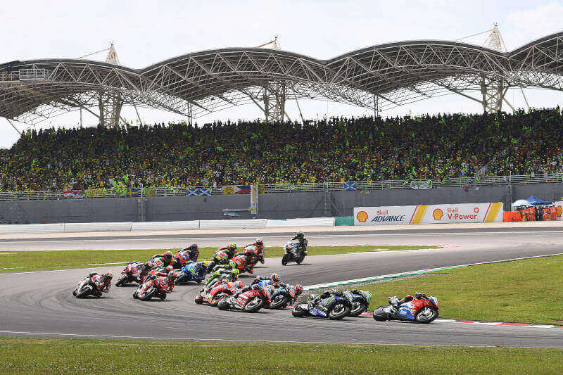 Circuito de MotoGP de Sepang en Malasia