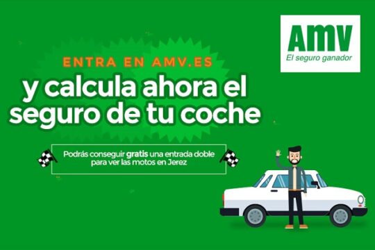 Concurso AMV - Calcula tu seguro de coche y entra en el sorteo de una entrada doble para Jerez
